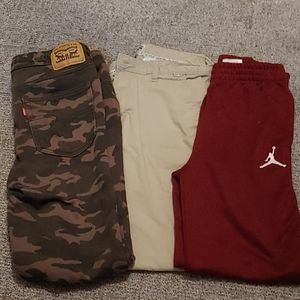 Bundle of 3 Junior Boys pants